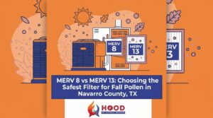 MERV 8 vs MERV 13: Choosing the Safest Filter for Fall Pollen in Navarro County, TX — featured image