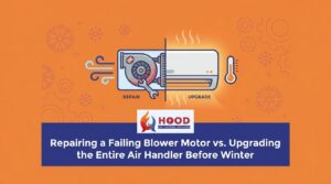 Repairing a Failing Blower Motor vs. Upgrading the Entire Air Handler Before Winter — featured image