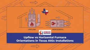 Upflow vs Horizontal Furnace Orientations in Texas Attic Installations — featured image